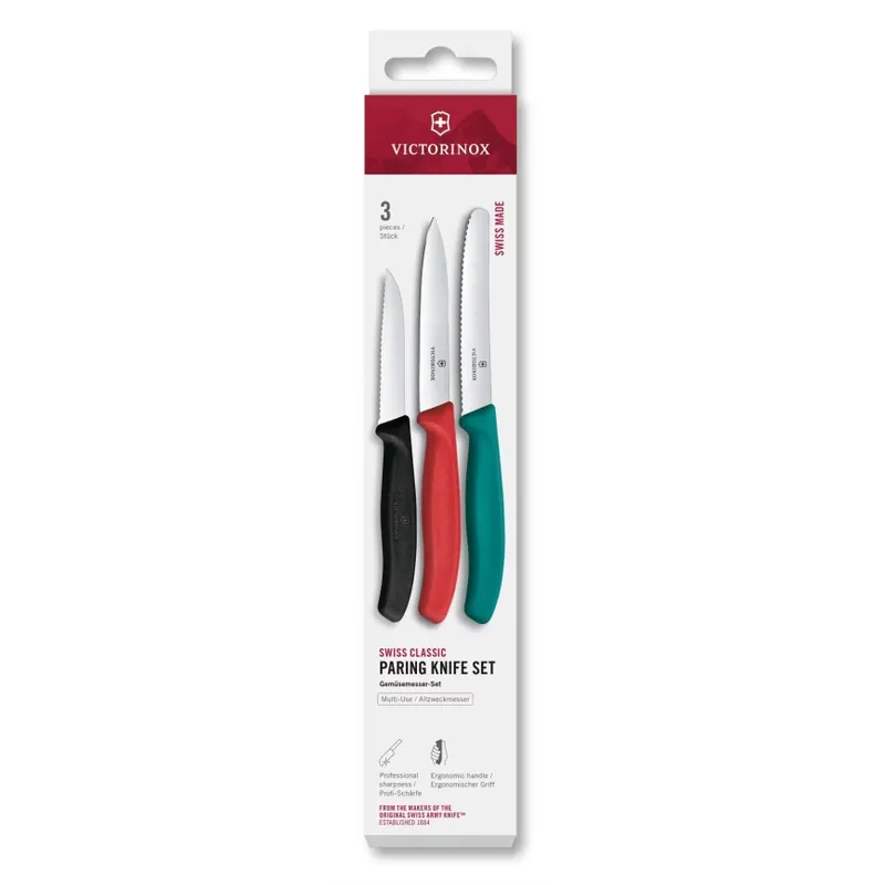Preț mic Victorinox - Set de cuțite pentru legume SWISS CLASSIC, 3 piese, multicolor
