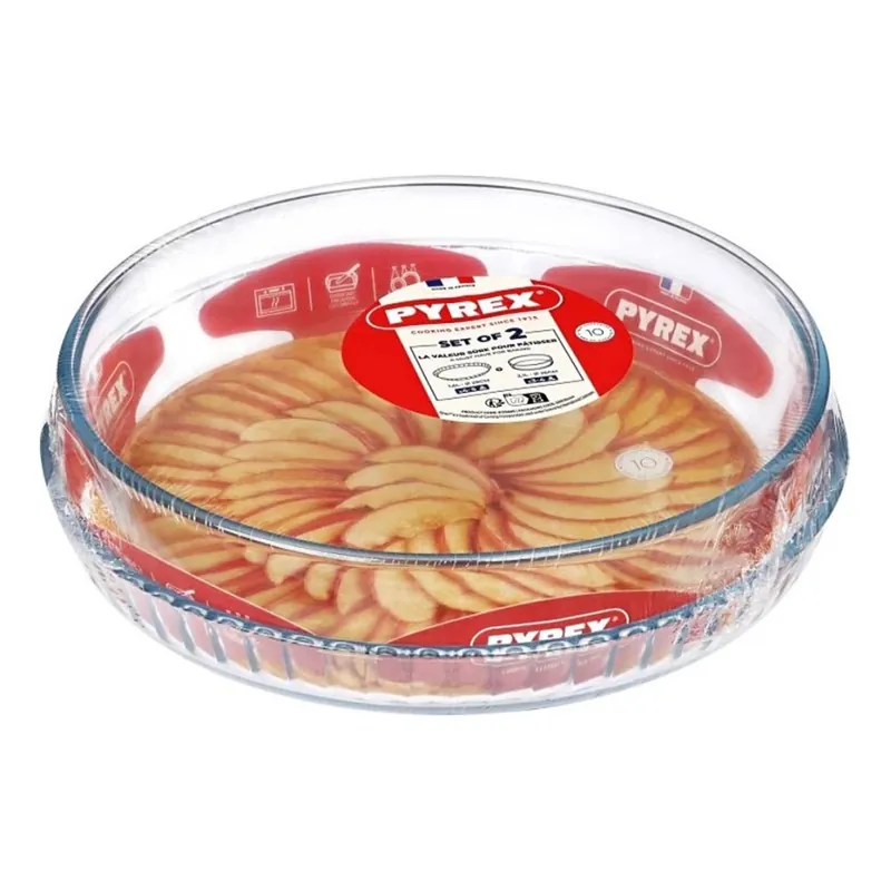 Ofertă de sezon Set de 2 forme pentru tartă PYREX, Ø 26/28 cm
