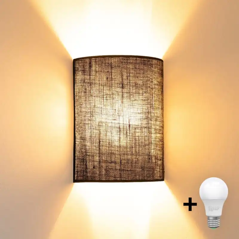Vezi acum Brilagi - Aplică de perete LED BOHO STYLE 1xE27/15W/230V maro