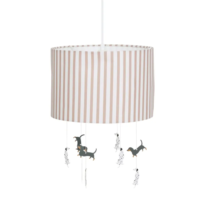 Vezi acum Lampă suspendată pentru copii SCOTT, 1xE27/40W/230V, cu căței - Atmosphera