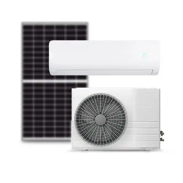 Disponibil imediat Aer condiționat hibrid solar 5kW Tuya Wi-Fi alb + telecomandă