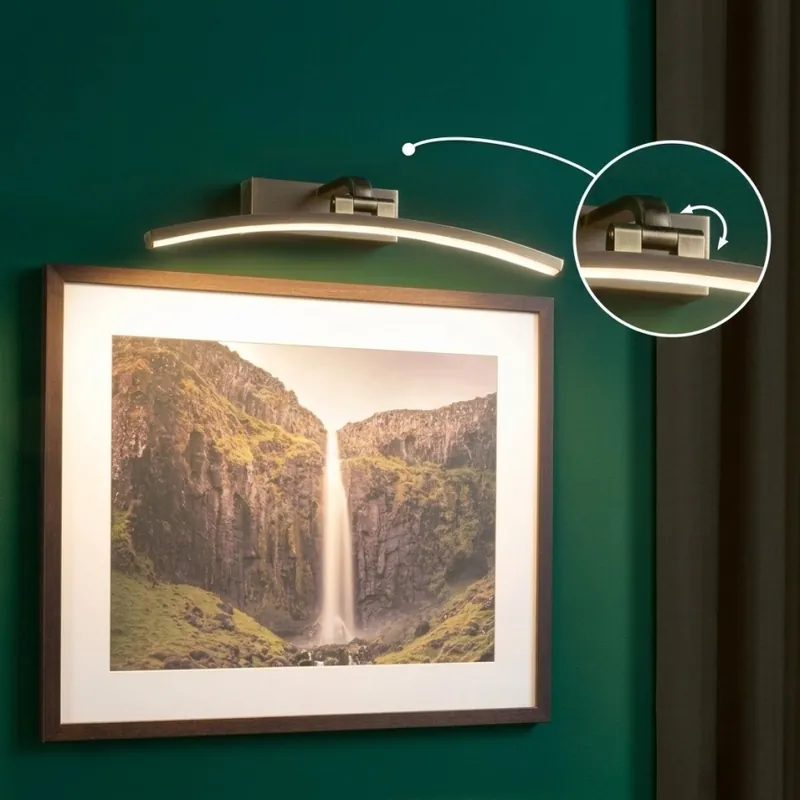 Paulmann 95560 - Lampă pentru tablouri BENTO, LED 8,5 W, 230 V, 40 cm, finisaj alamă Premium