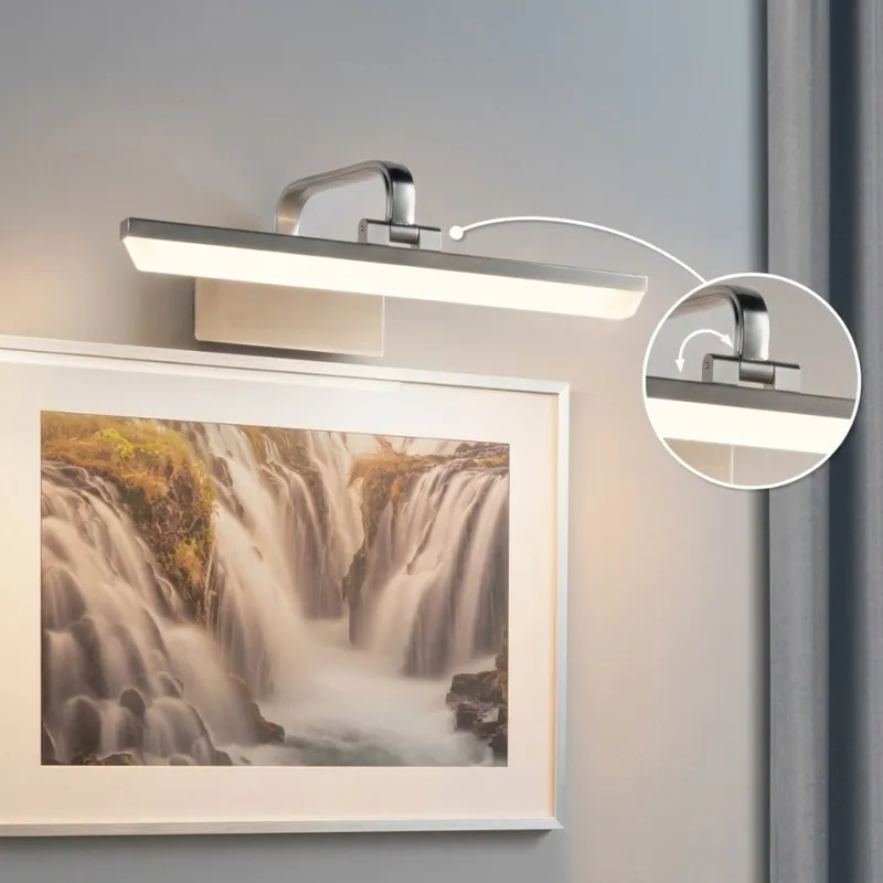 Paulmann RENAN 95572 - Aplică LED 9,5 W pentru tablouri, 230 V, 40 cm, crom mat Preț promoțional
