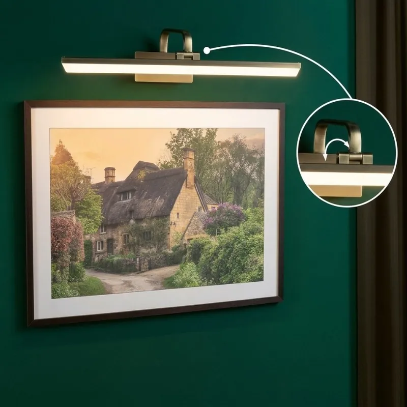 Nu rata Paulmann 95570 - Lampă LED pentru tablouri RENAN, 11W, 230V, 60 cm, alamă