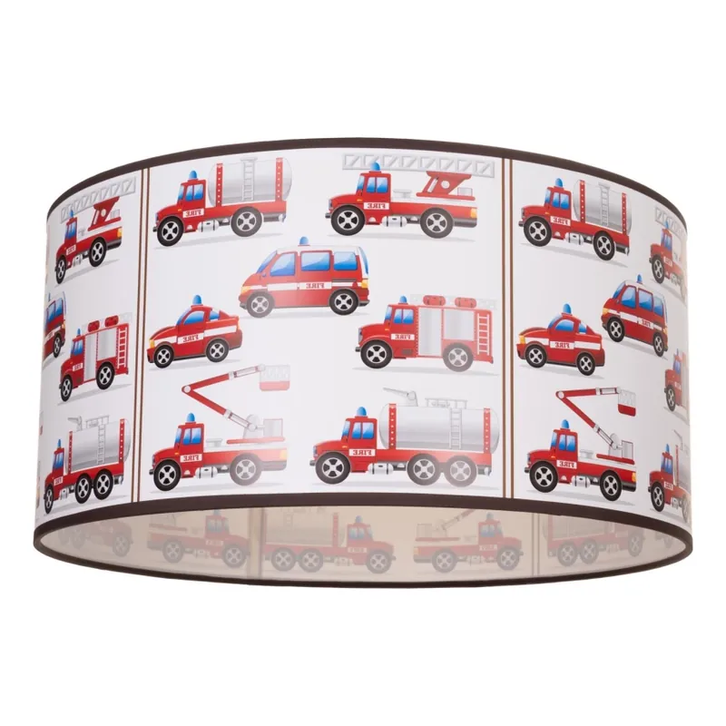 Plafonieră pentru copii KIDS ROOM 1xE27/60W/230V, Ø 40 cm, cu tematică pompieri Preț mic