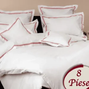 Ofertă exclusivă Lenjerie de pat 100% bumbac HoReCa – 8 piese | 7491-R