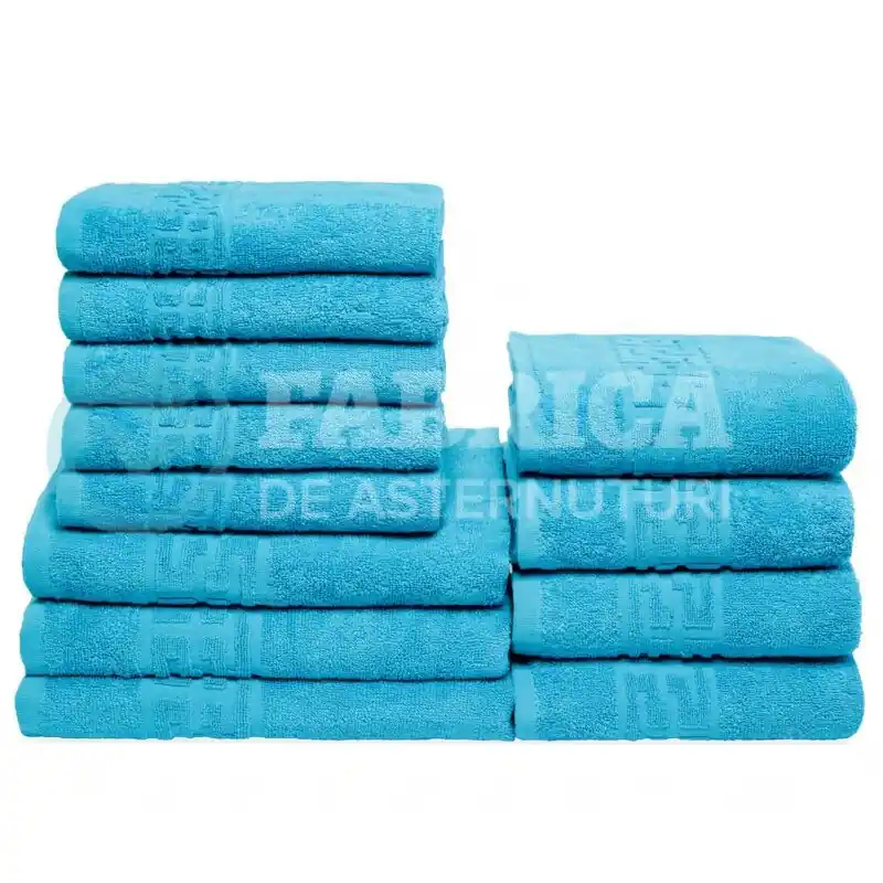 Set 12 Prosoape 100% Bumbac – Maini/Fata/Corp – 550g/m² | 8178 Plată sigură