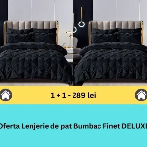 Super ofertă Pachet promo 1 + 1 lenjerie de pat bumbac finet deluxe, 6 piese | 15793