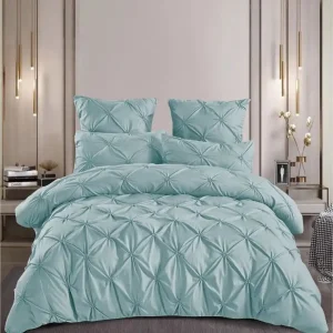 Lenjerie de pat 100% bumbac finet – Deluxe – cu elastic – 6 piese | 16570-PR Plată securizată