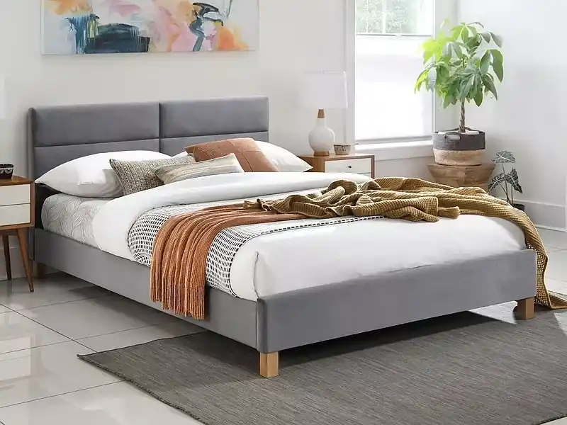Pat Sierra catifea gri, tapitat integral, 140 * 200 cm Popular