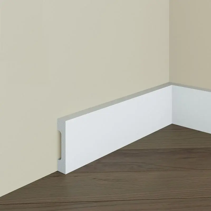 Comandă acum Plinta decorativa din polimer rigid S3 - 7x1.6x200 cm