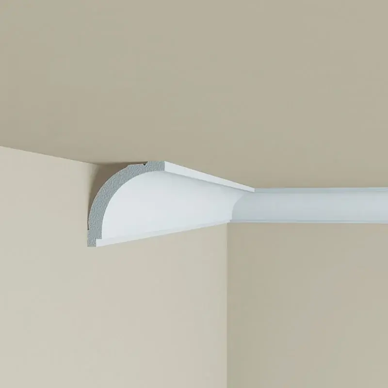 Cornisa decorativa din polimer rigid C4 - 5x5x200 cm Cumpără acum