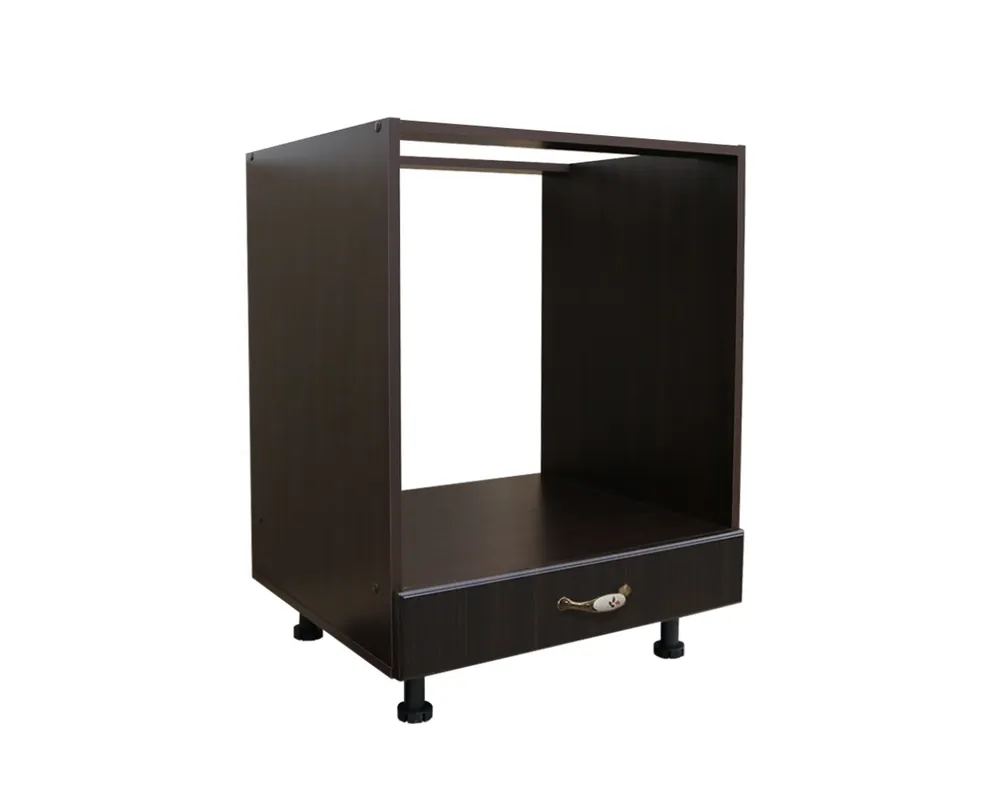 Mai ieftin Corp pentru cuptor incorporabil cu sertar Zebra, wenge/MDF Wenge, fara blat, 60 x 82 x 57 cm