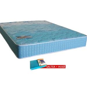 Set Saltea Memory Foam Saltex 900x2000 + Husa cu elastic Mai ieftin