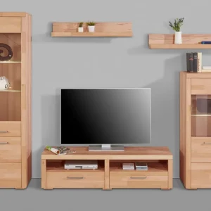 Promoție Set de living Woltra Falco din 5 piese cu fronturi din lemn de fag